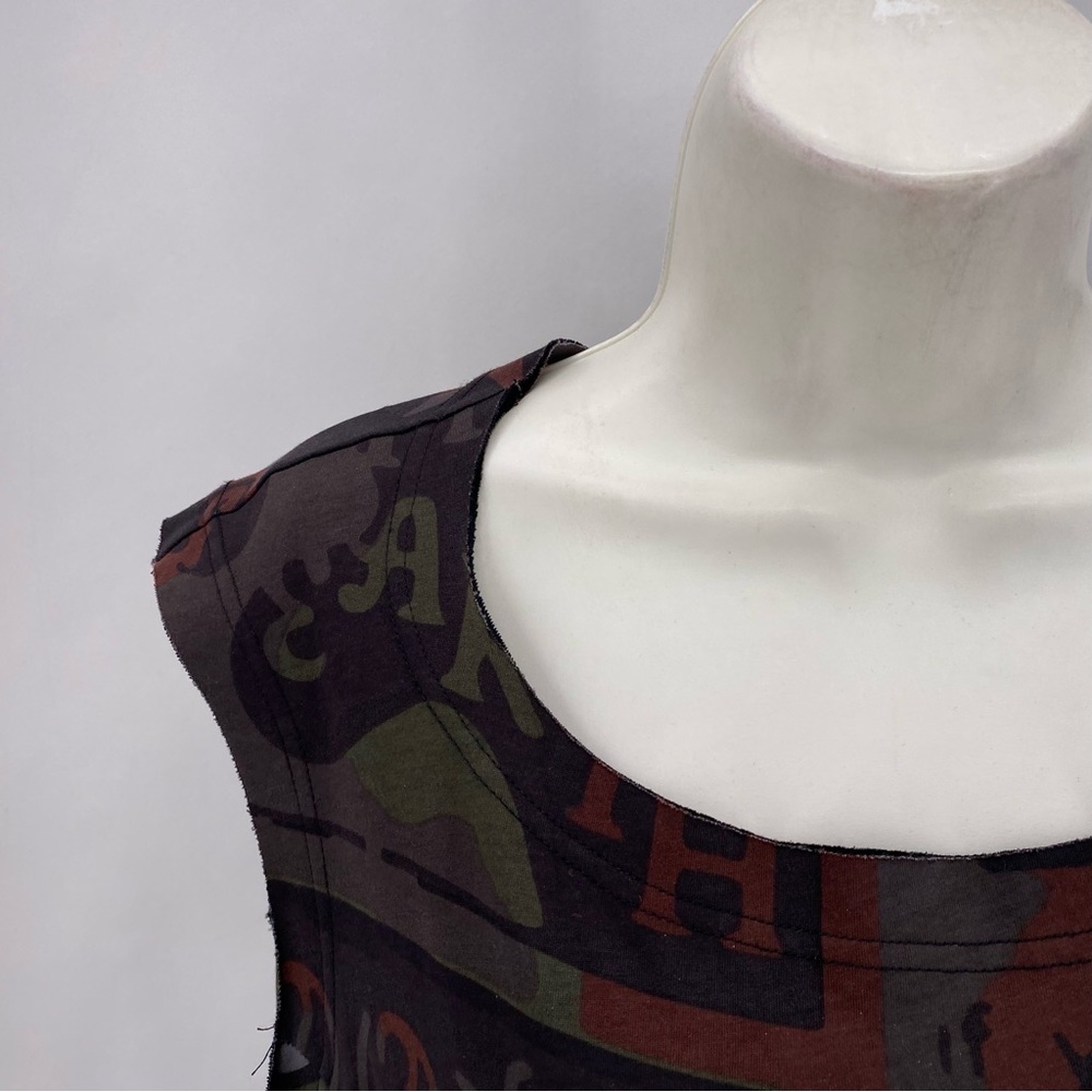 Rundholz Black Label red & green abstract print dress - Picture 3 of 11